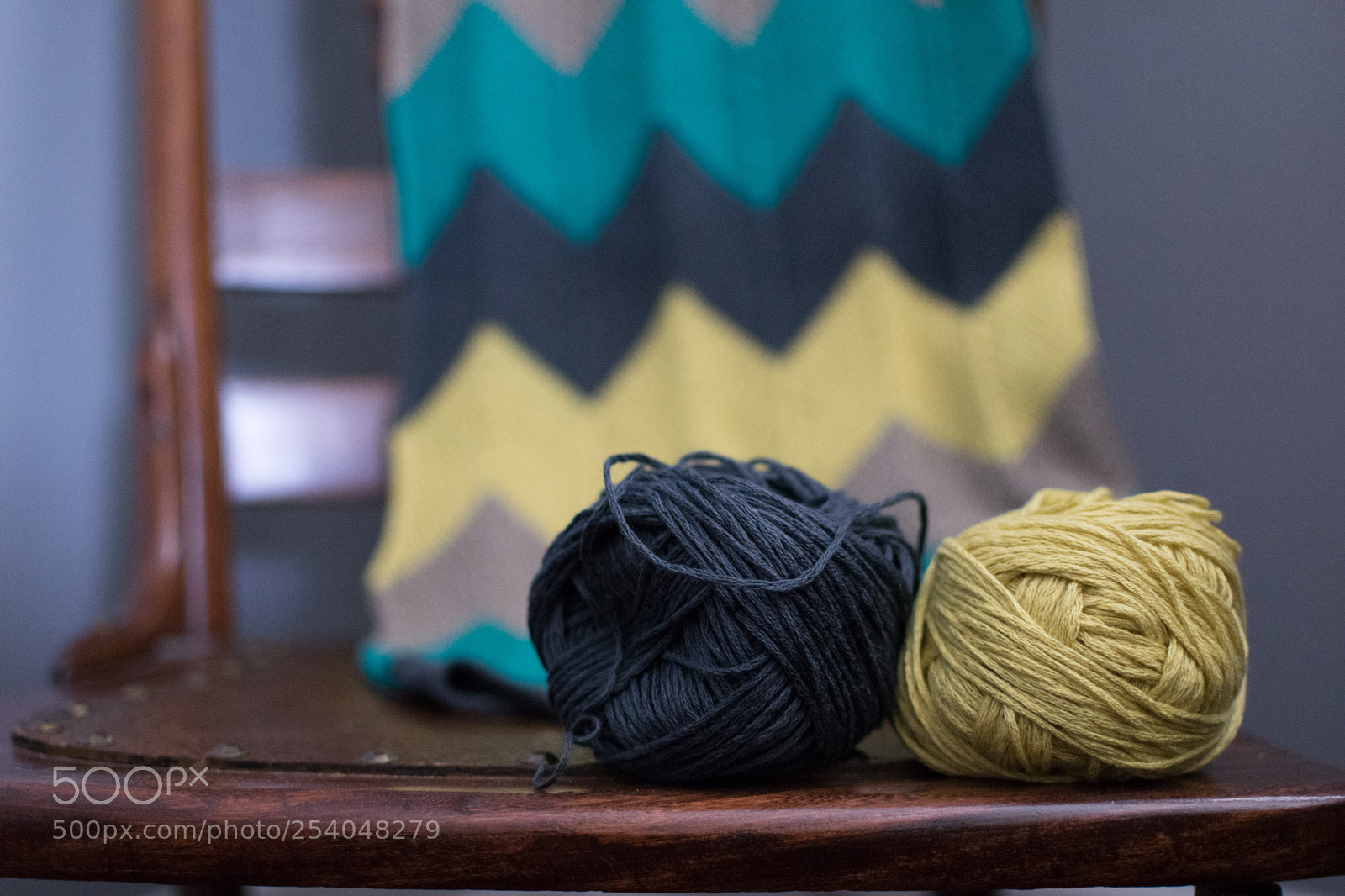 Nikon D3300 sample photo. Chevron baby blanket photography