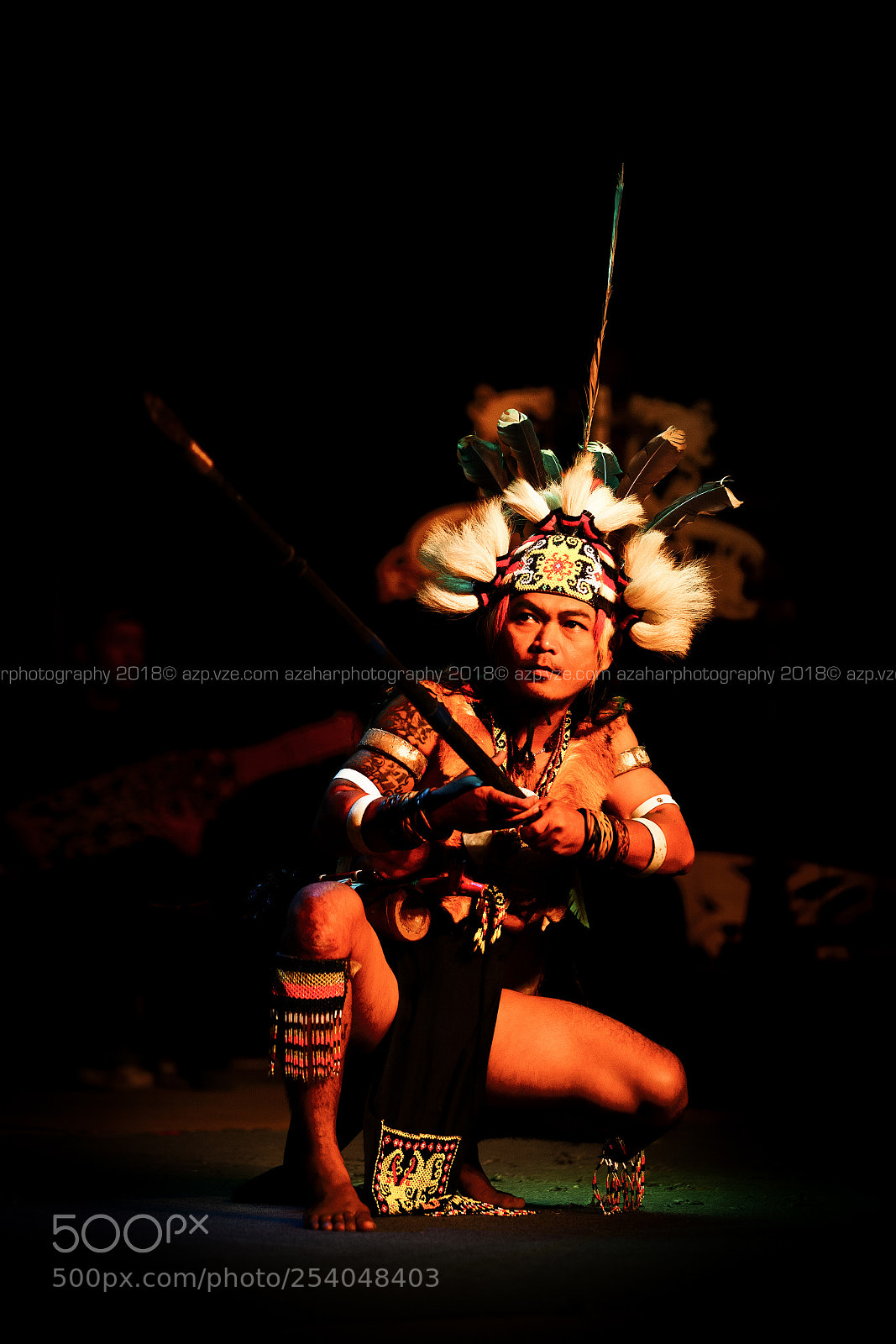 Canon EOS 5D Mark II sample photo. The iban warrior photography
