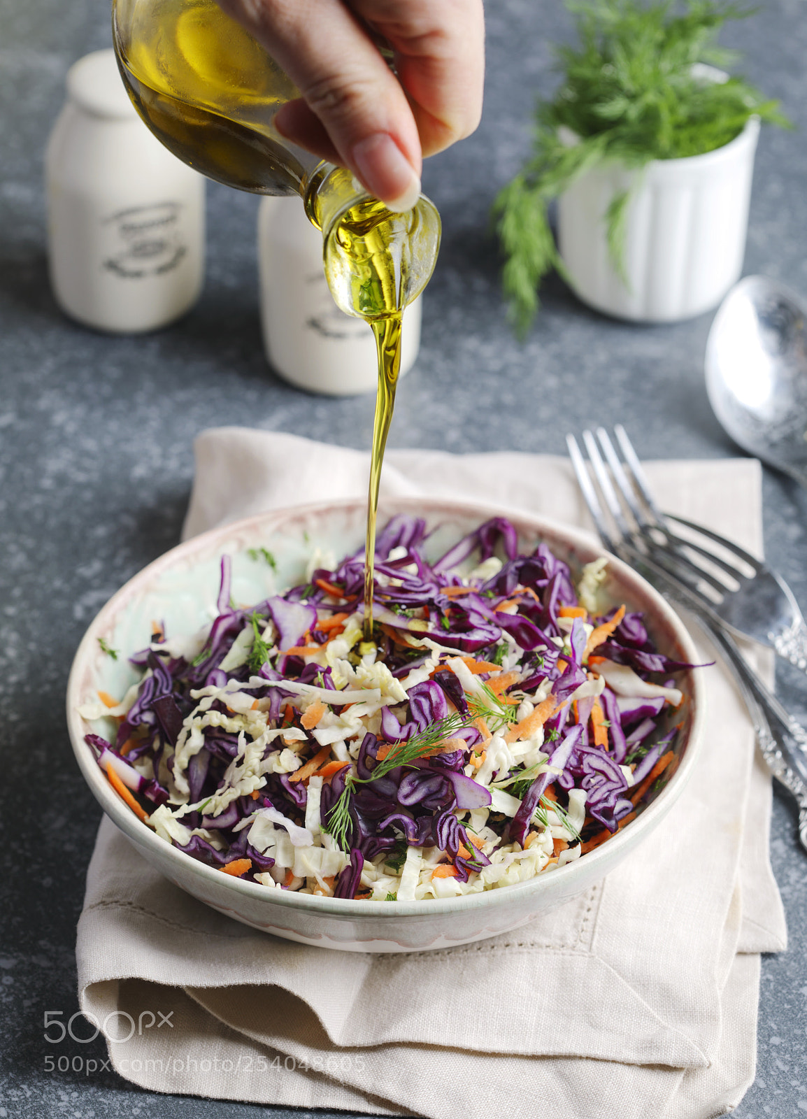 Canon EOS 5D Mark IV sample photo. Fresh coleslaw salad photography