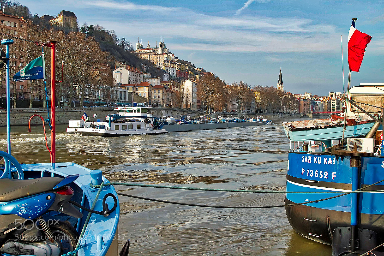 Canon EOS 7D sample photo. La saône à lyon photography