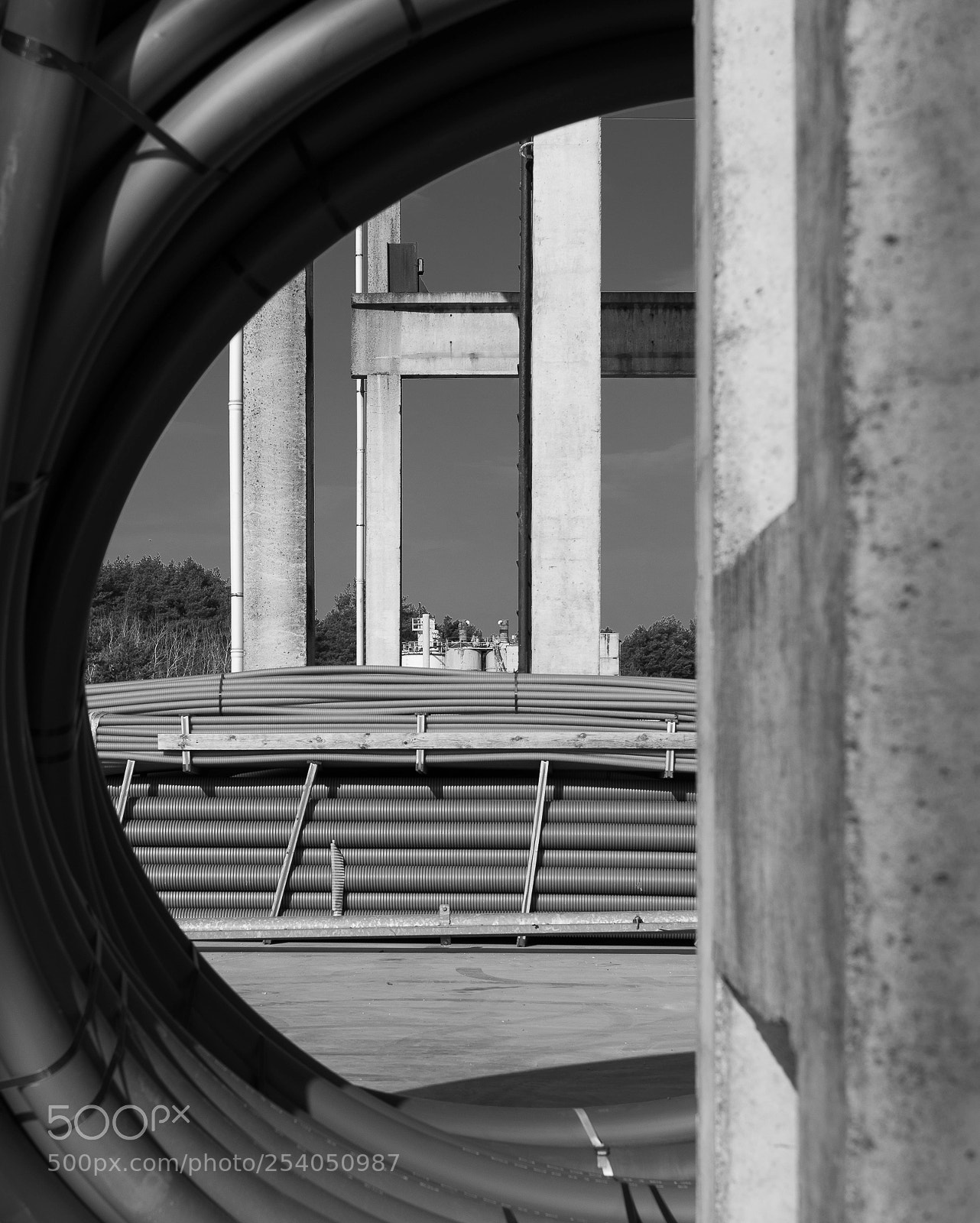 Nikon D610 sample photo. Construction abstraction photography