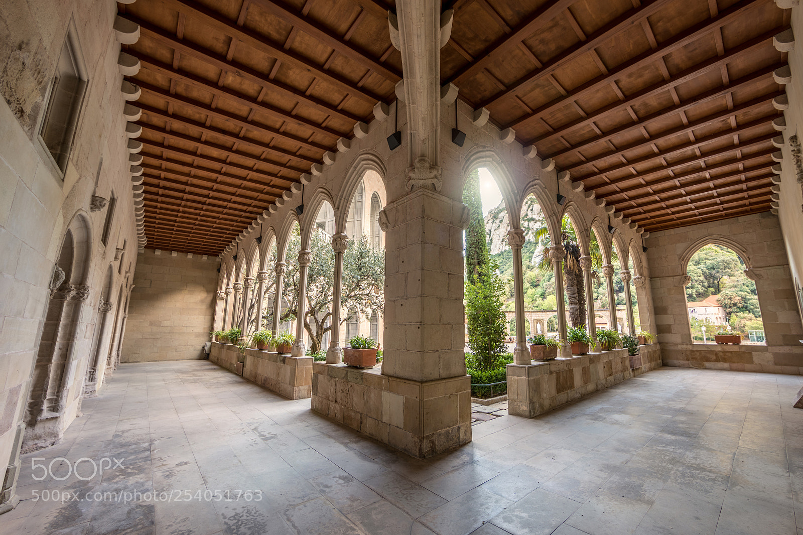 Canon EOS 5D Mark IV sample photo. Ancient arches in montserrat photography