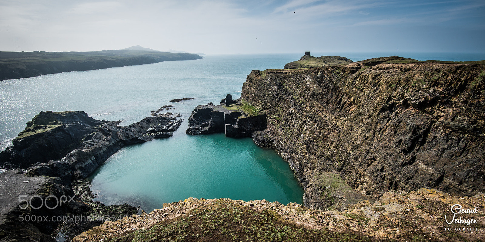 Nikon D4S sample photo. Blue lagoon, abereiddy in photography