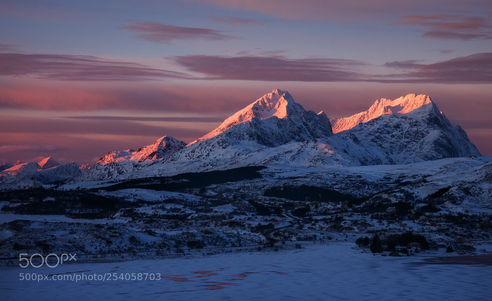Canon EOS M sample photo. Lofoten sunrise photography