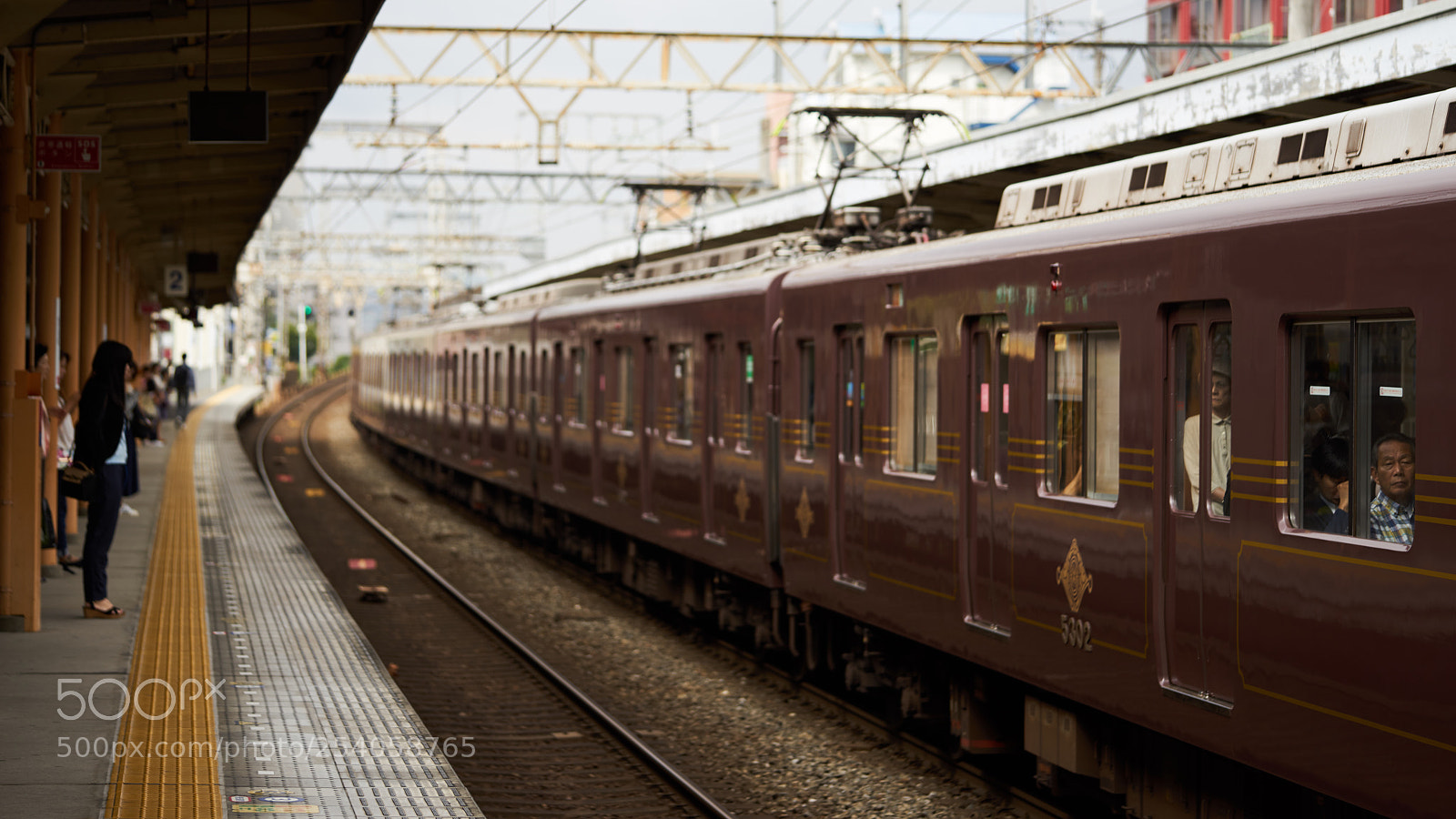 Sony a7R sample photo. Nara train station photography