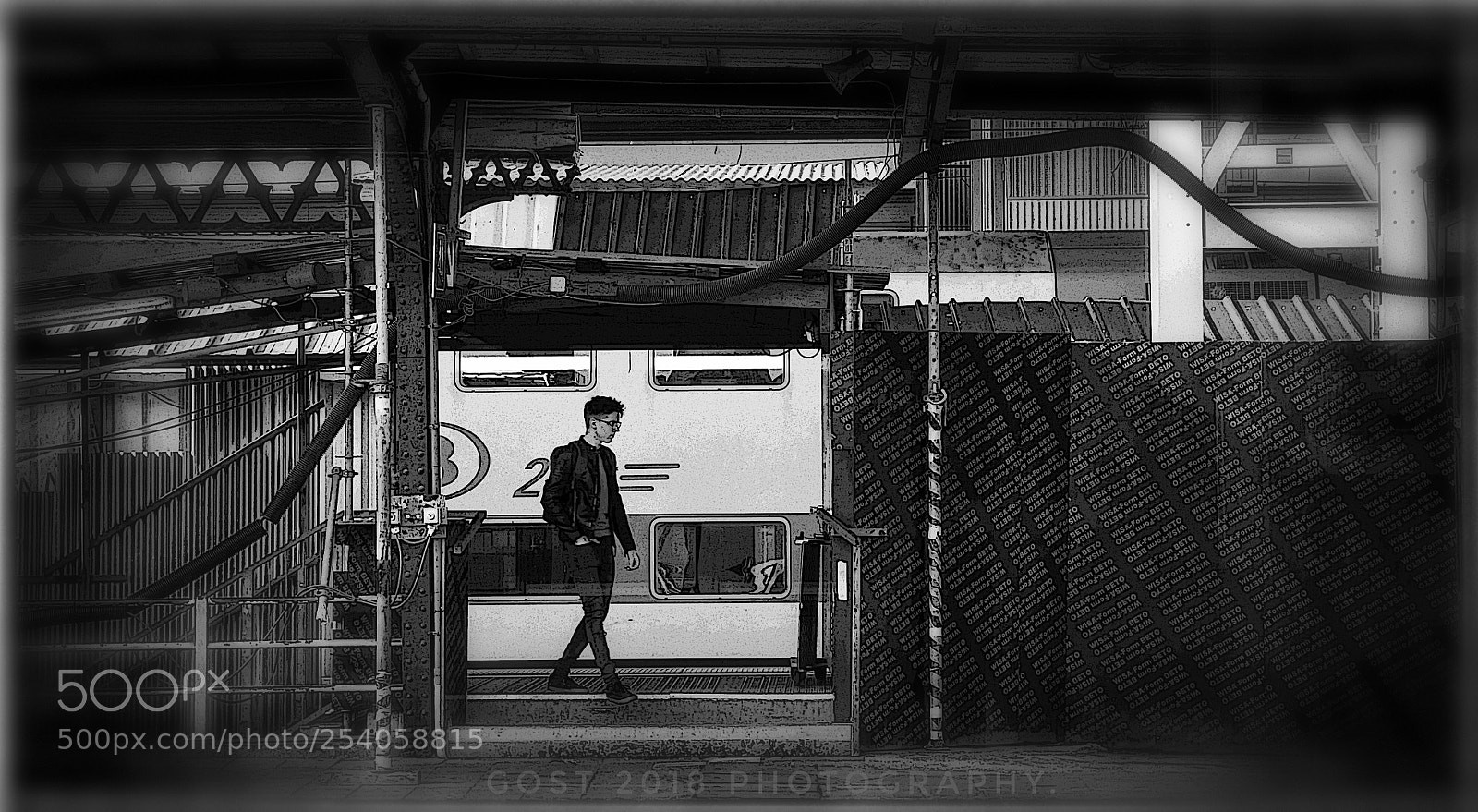 Olympus OM-D E-M10 sample photo. Black white street photography. photography