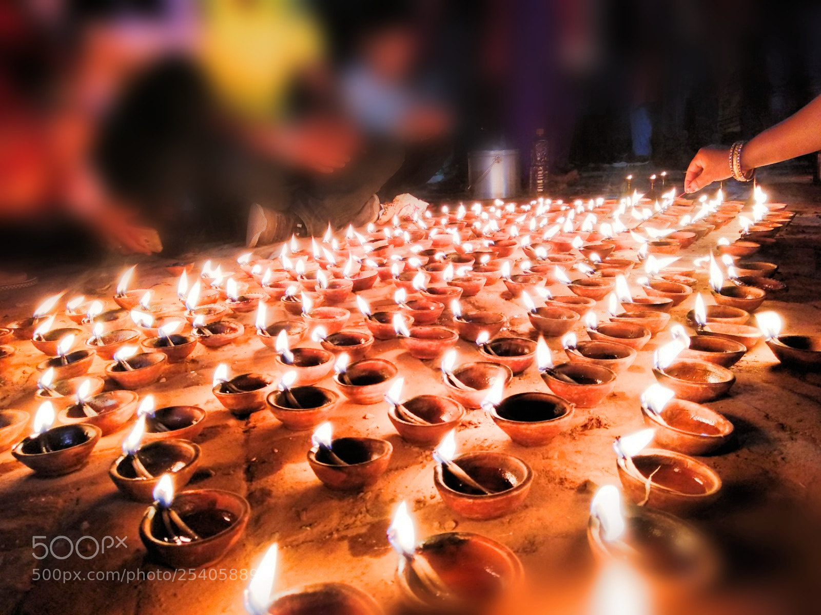 Xiaomi Mi A1 sample photo. Flame of the diya photography