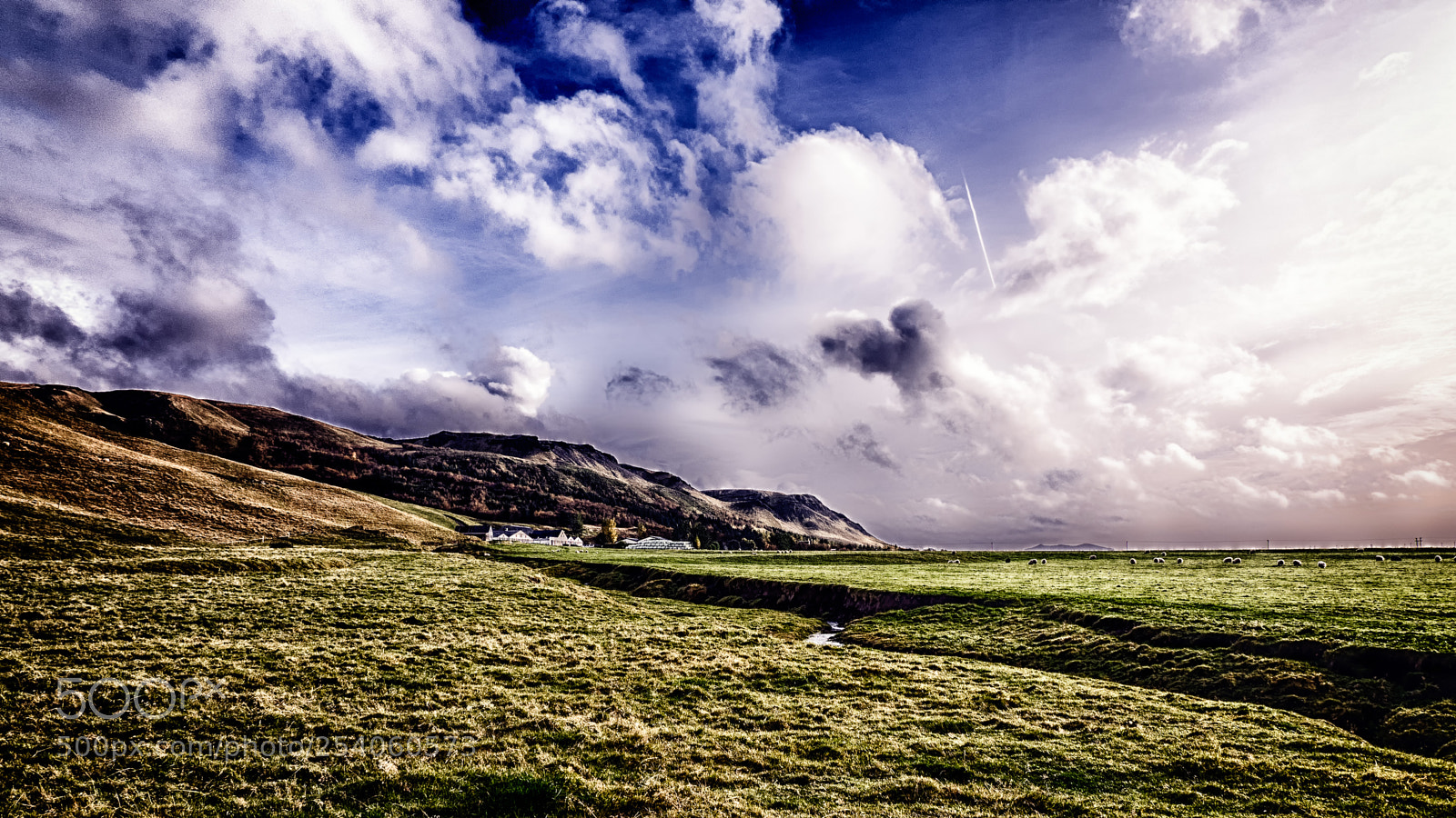 Olympus OM-D E-M1 sample photo. Icelandic farm (color) photography