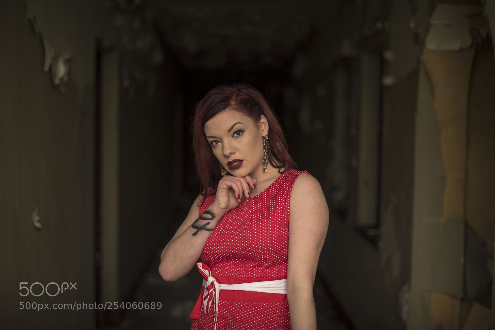 Nikon D810 sample photo. Jade in the abandoned photography