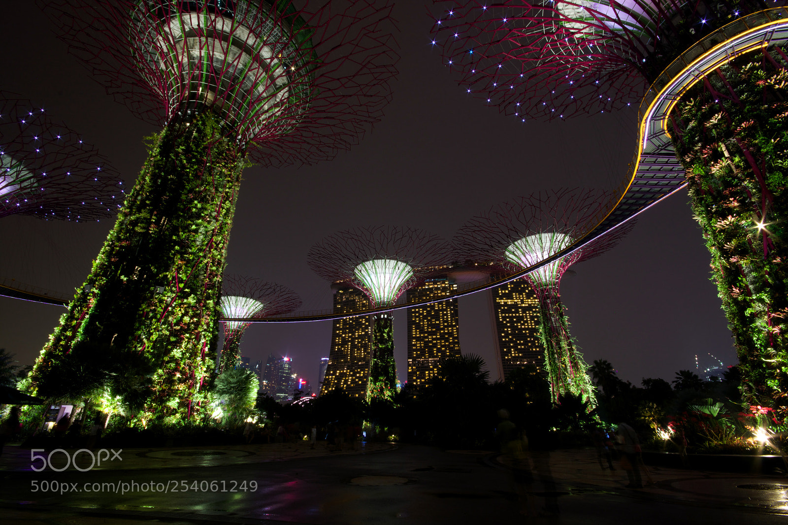 Nikon D7100 sample photo. Singapore by night photography