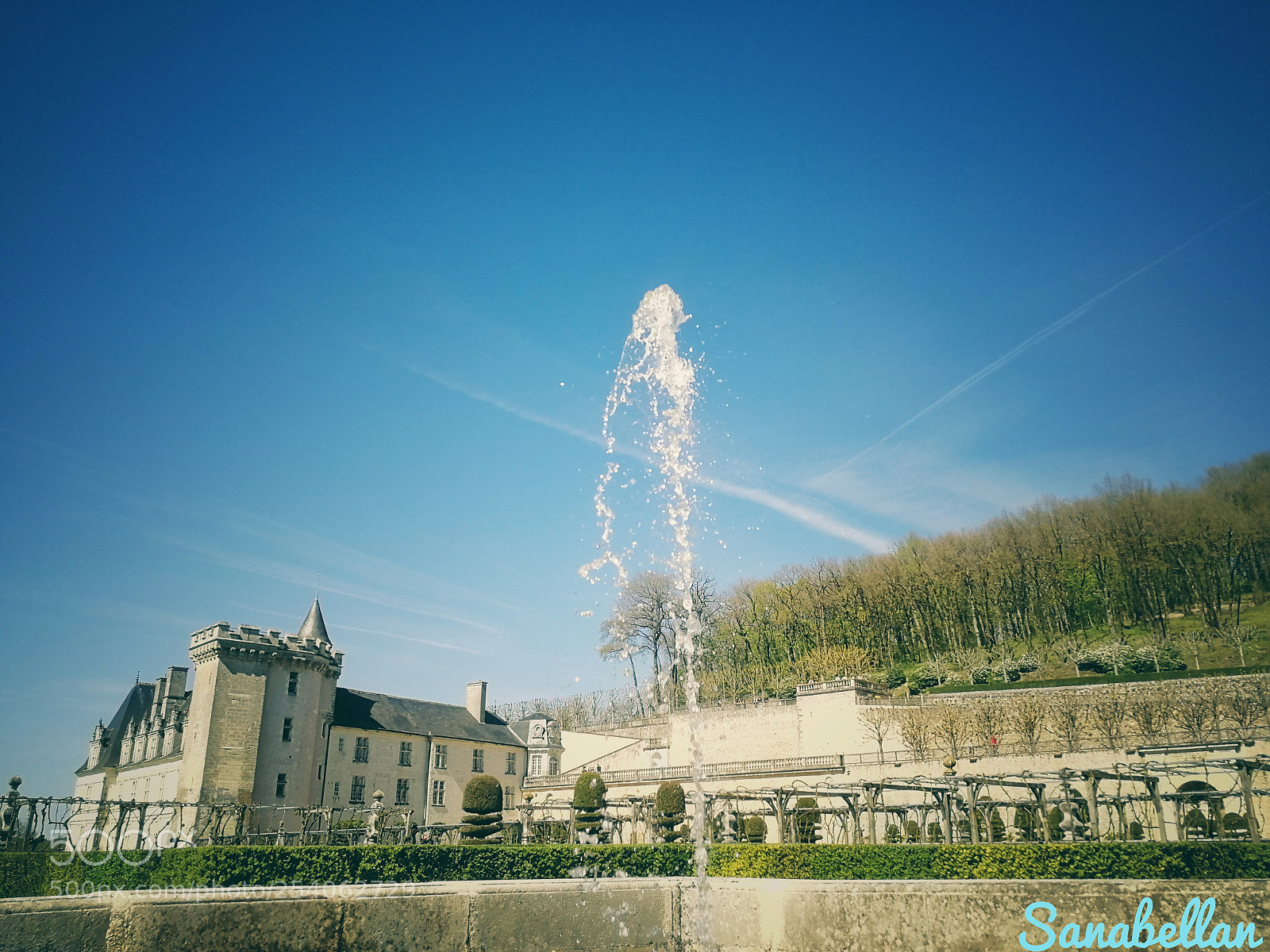 HUAWEI Honor 9 sample photo. Fontaine villandry photography