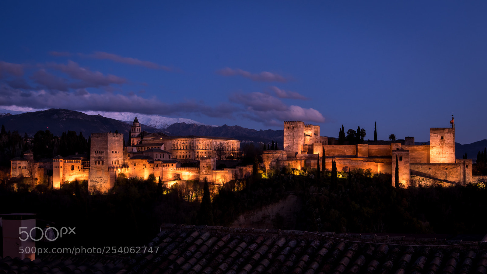Canon EOS 80D sample photo. Alhambra at night from photography