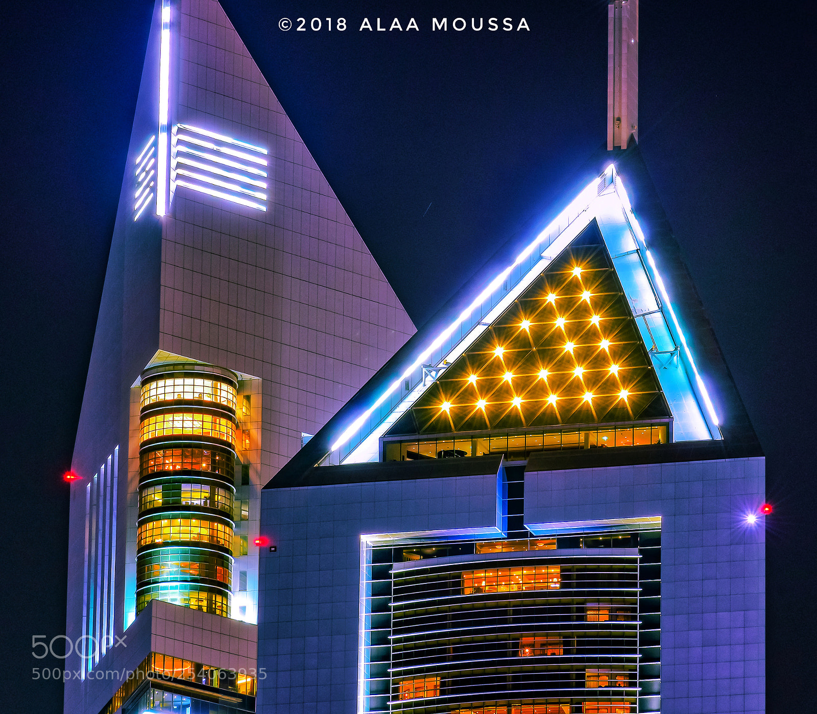 Nikon D5600 sample photo. Emirates towers photography