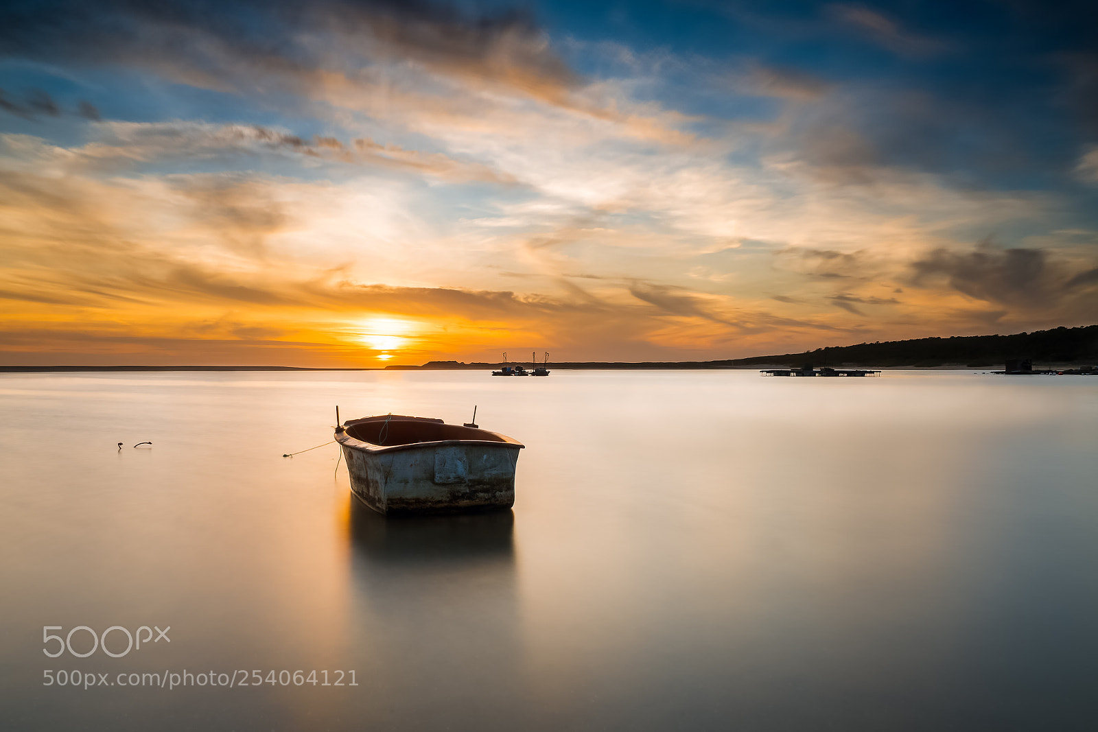 Olympus OM-D E-M5 II sample photo. Lonely boat photography