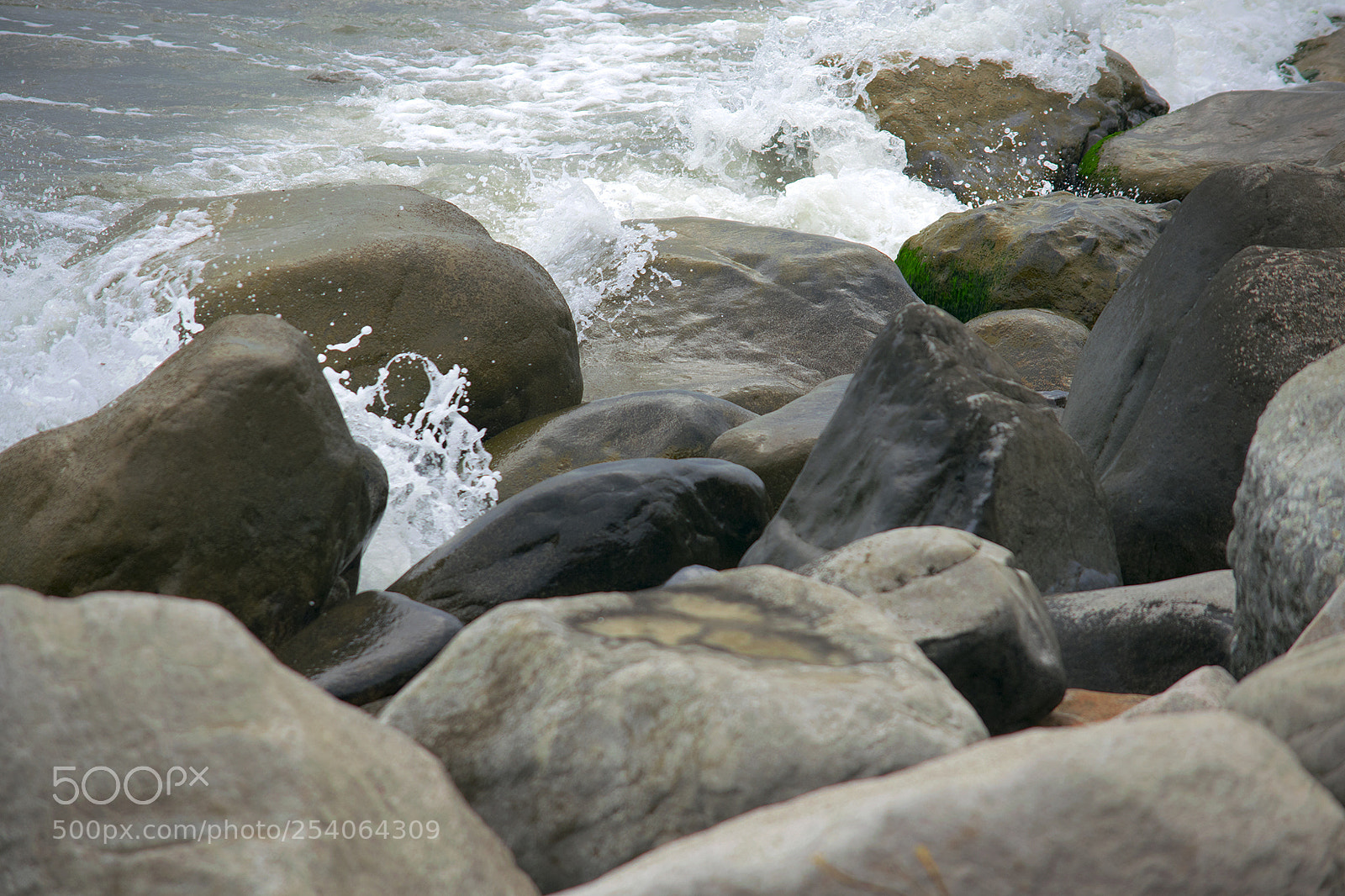 Nikon D3300 sample photo. Water and stone photography