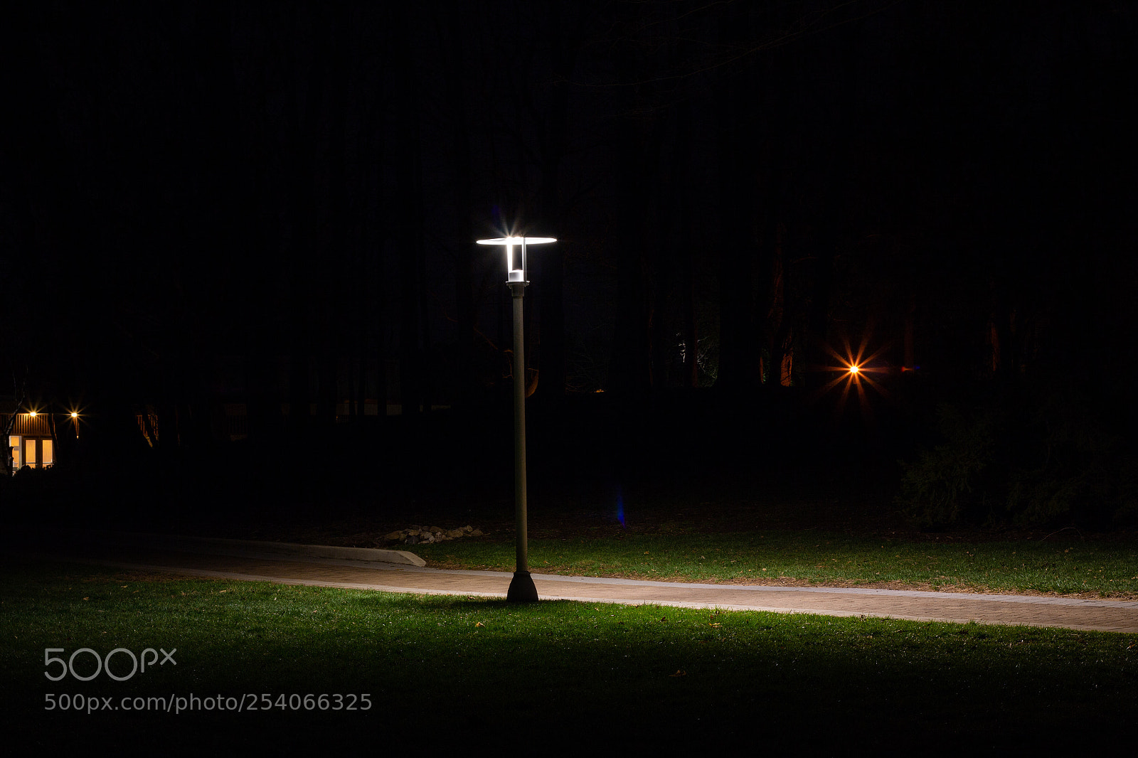 Canon EOS 60D sample photo. Lamppost on goucher campus photography