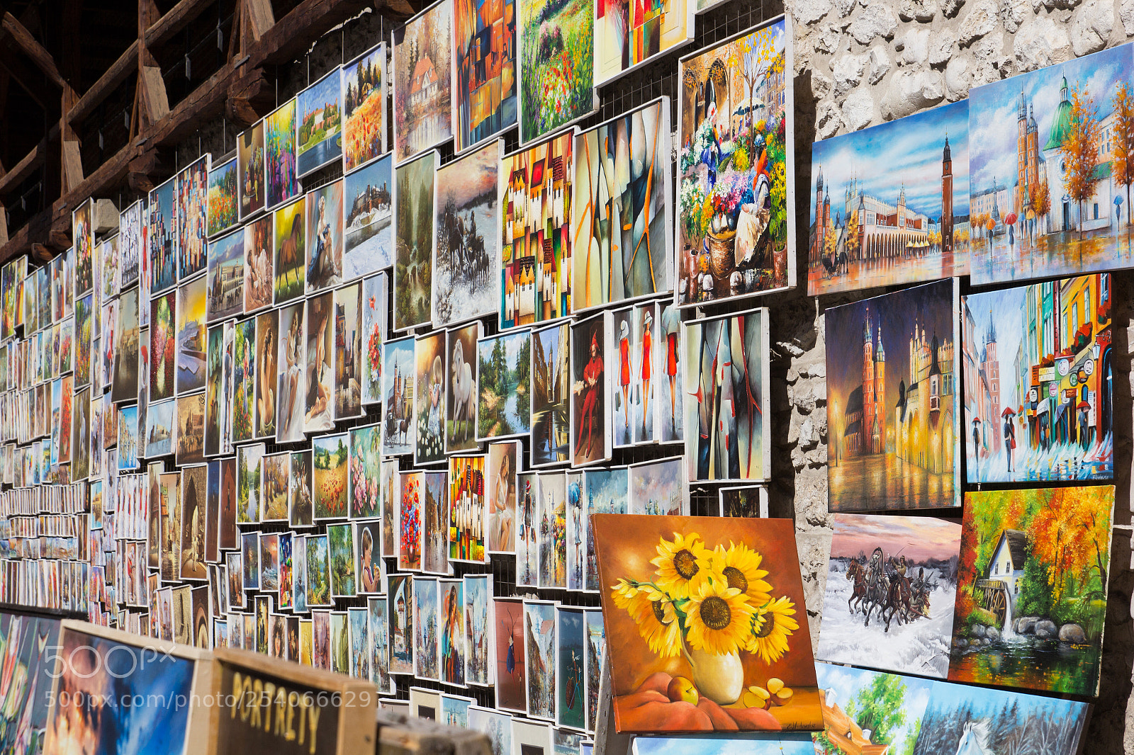 Canon EOS 60D sample photo. Krakow street gallery photography