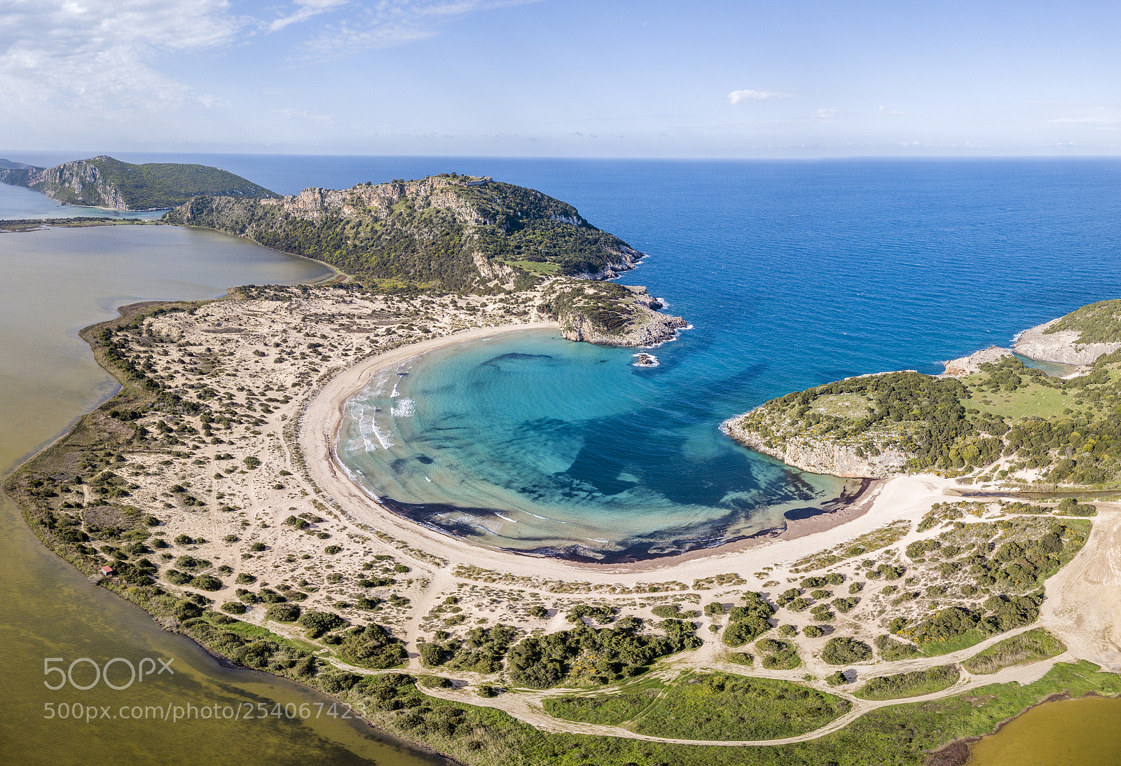 DJI FC220 sample photo. Aerial view of voidokilia photography