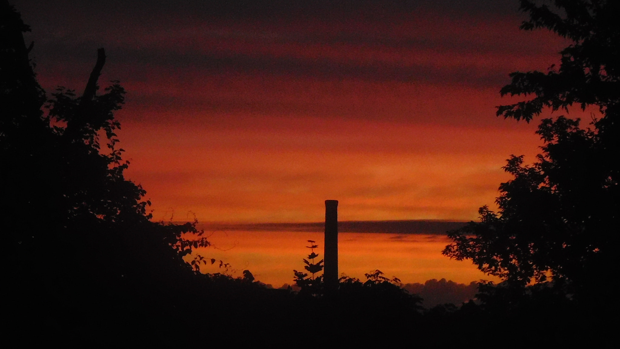 Nikon Coolpix S7000 sample photo. Chimney sunset photography