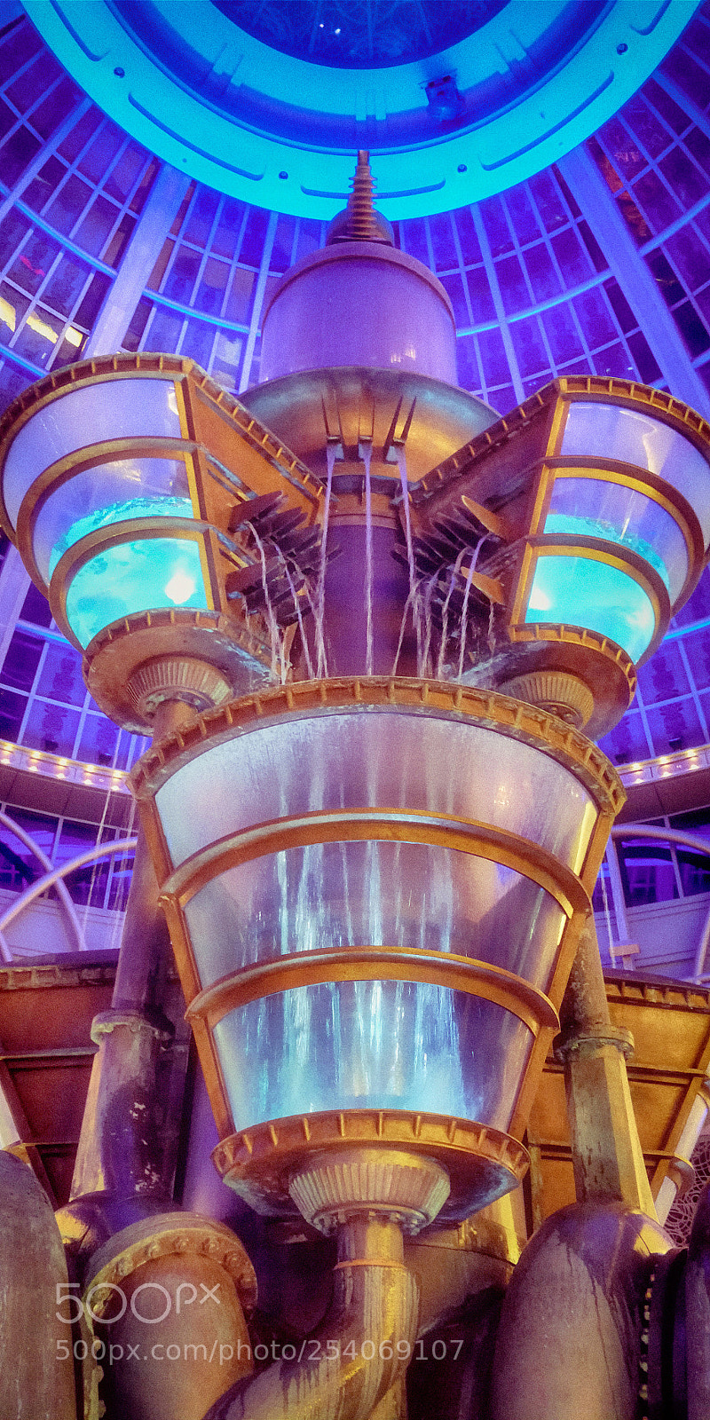 OnePlus 5T sample photo. Fountain at fallsview casino photography