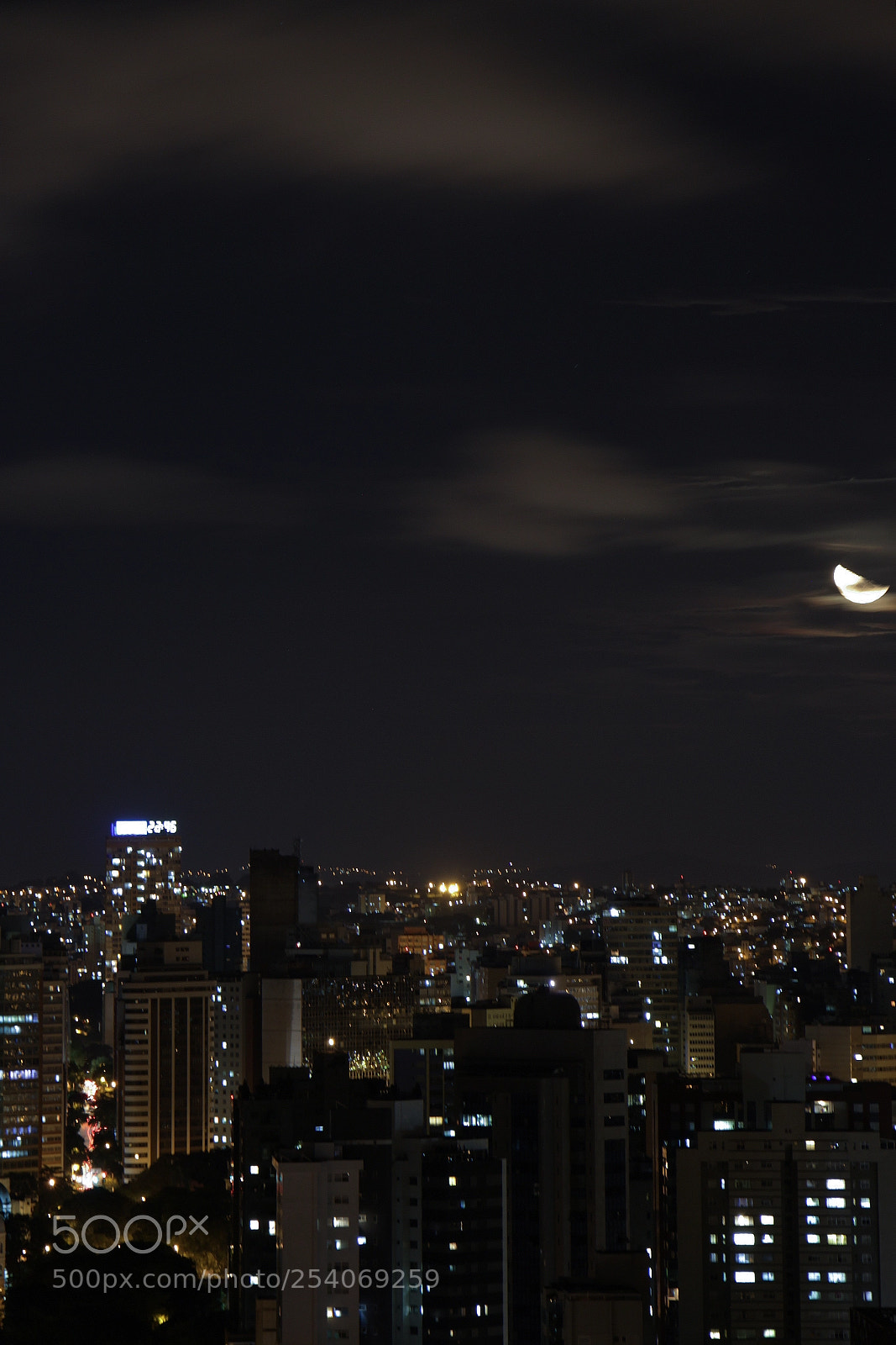 Canon EOS 700D (EOS Rebel T5i / EOS Kiss X7i) sample photo. Noite em bh + lua photography