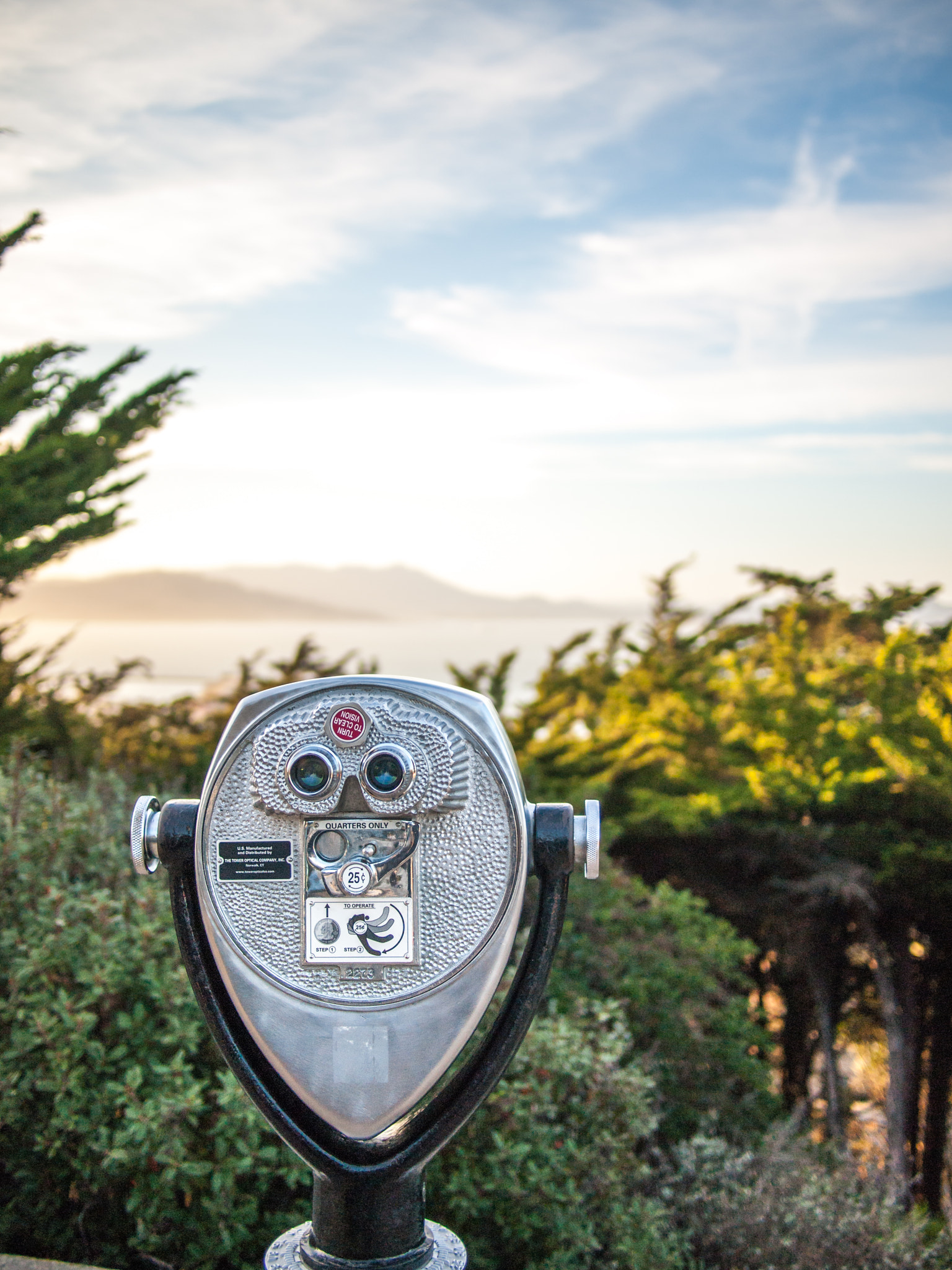 Olympus PEN E-P1 sample photo. Binocular around the coit tower photography