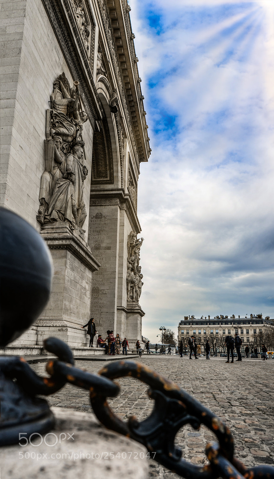 Sony a7 II sample photo. Arc de triomphe at photography