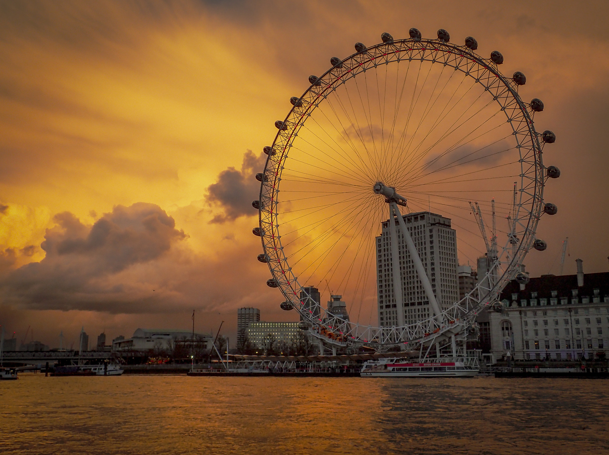 Olympus TG-3 sample photo. London eye photography