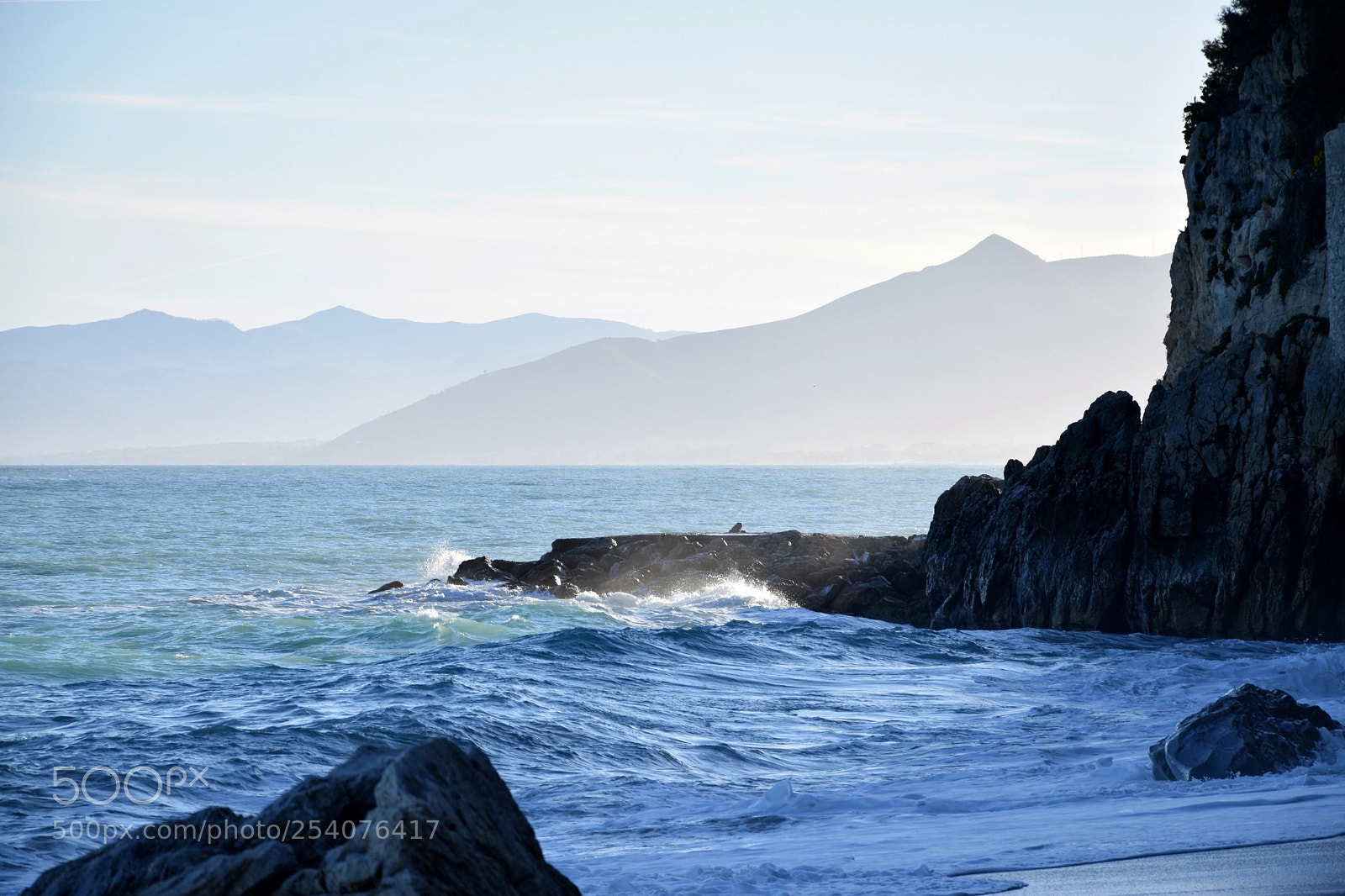 Nikon D3300 sample photo. Blue sea coast photography
