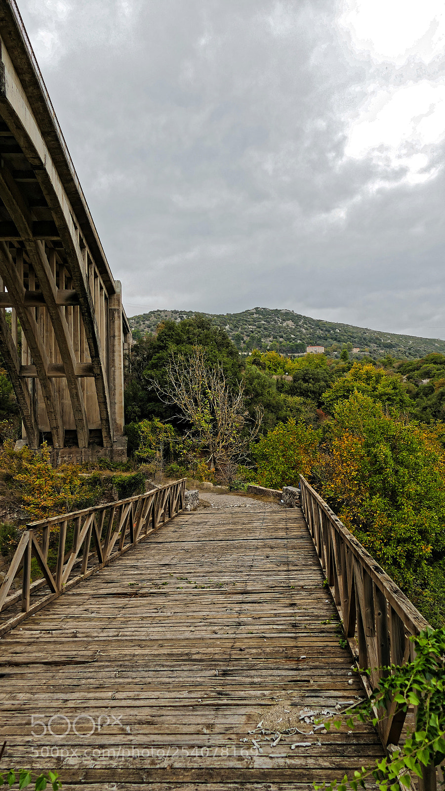 Panasonic Lumix DMC-FZ1000 sample photo. Abandoned wooden bridge photography
