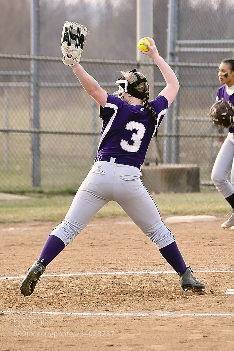 Nikon D500 sample photo. Softball photography