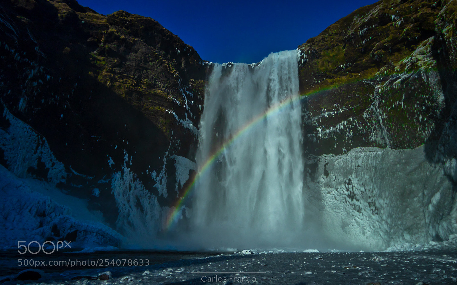 Canon EOS 7D Mark II sample photo. Skogafoss photography