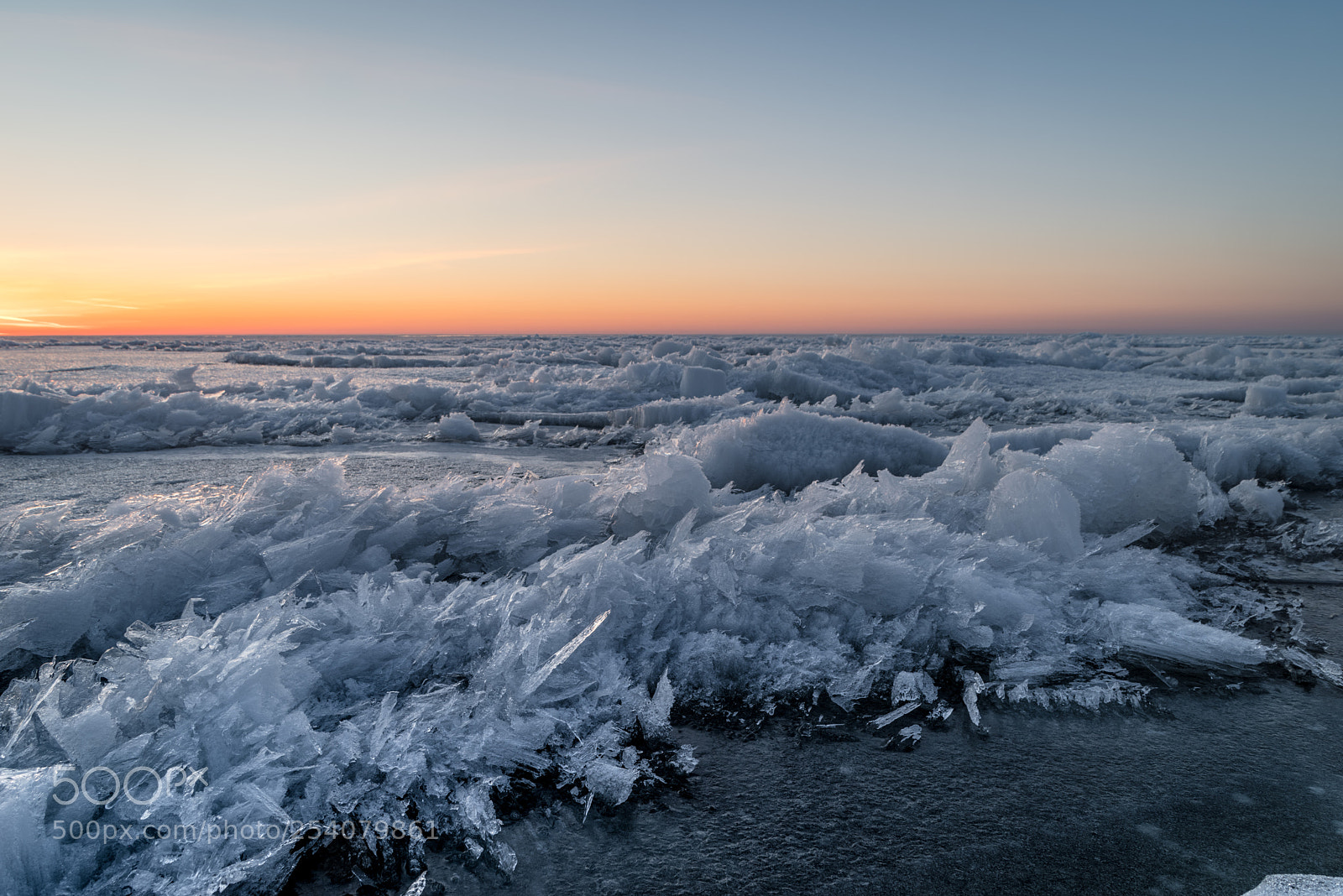 Pentax K-1 sample photo. Ice covered lake peipsi photography