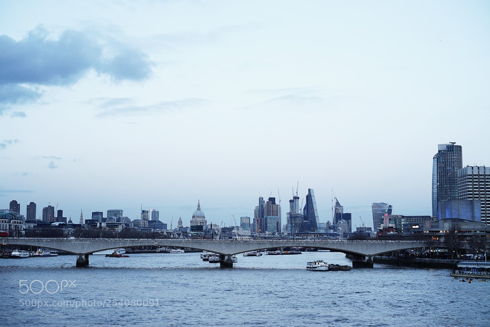 Sony a7S sample photo. Waterloo bridge photography