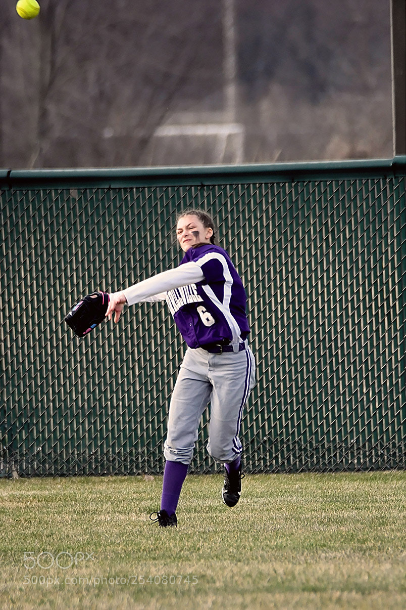 Nikon D500 sample photo. Softball photography
