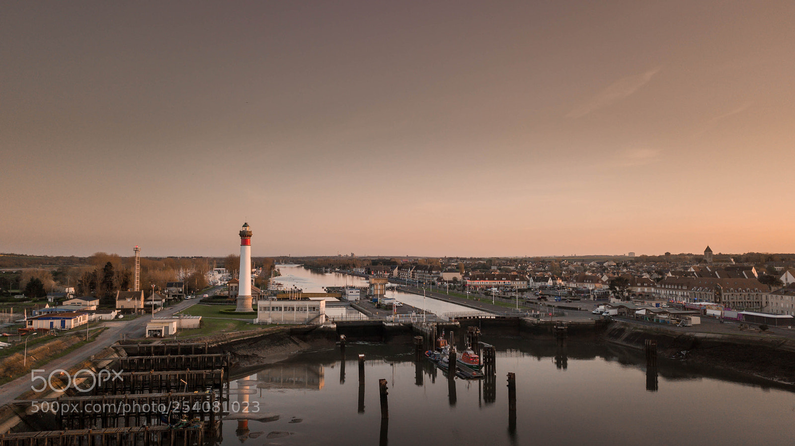 DJI FC220 sample photo. Port de ouistreham "france" photography