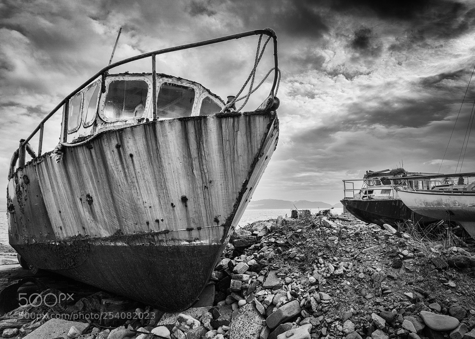 Sony a6000 sample photo. Boatyard,  cumbrae photography