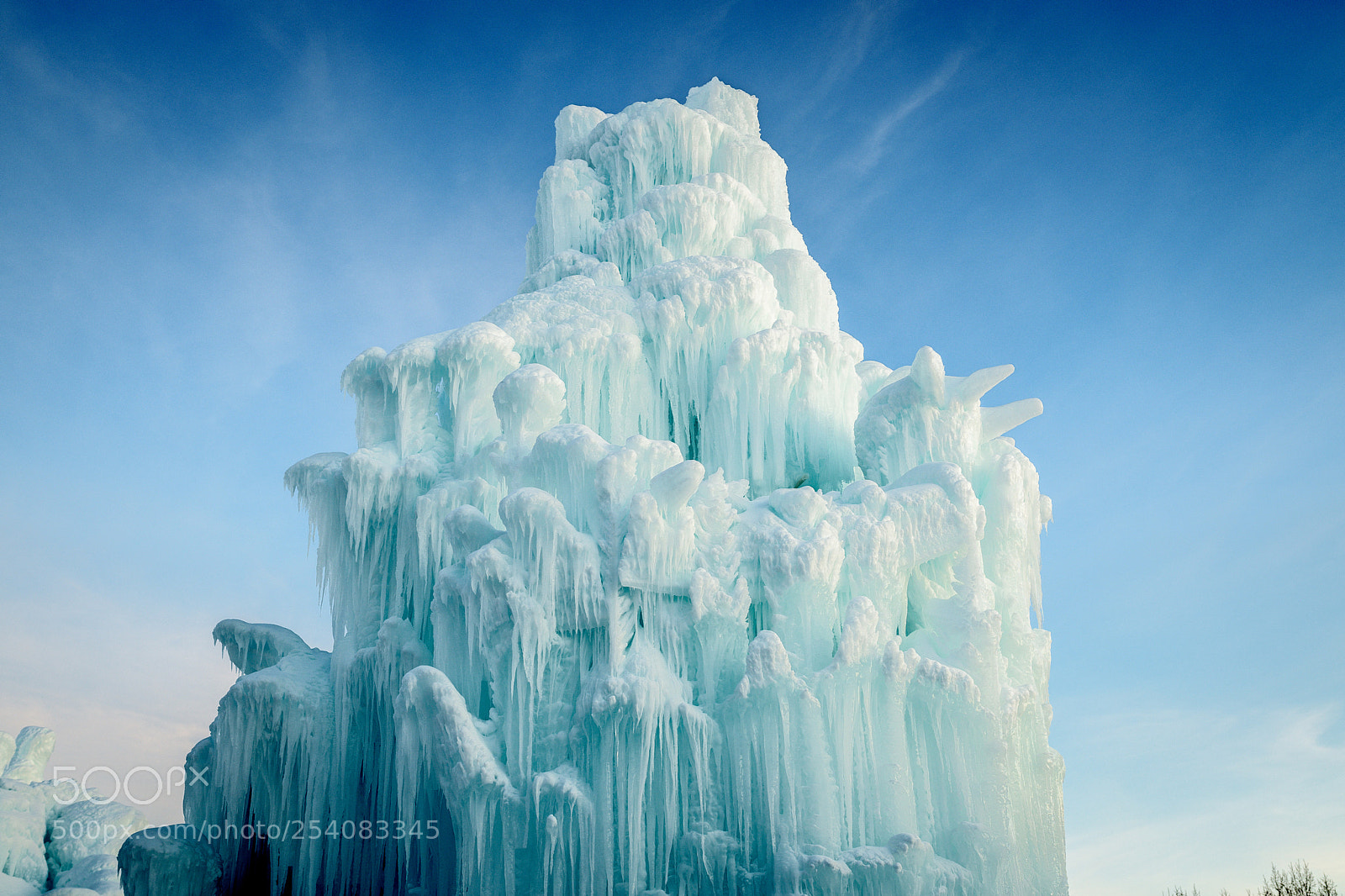 Nikon D850 sample photo. Ice castle photography