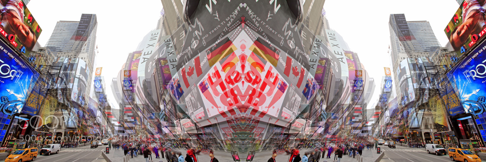 Canon EOS 70D sample photo. Times square multiplied photography