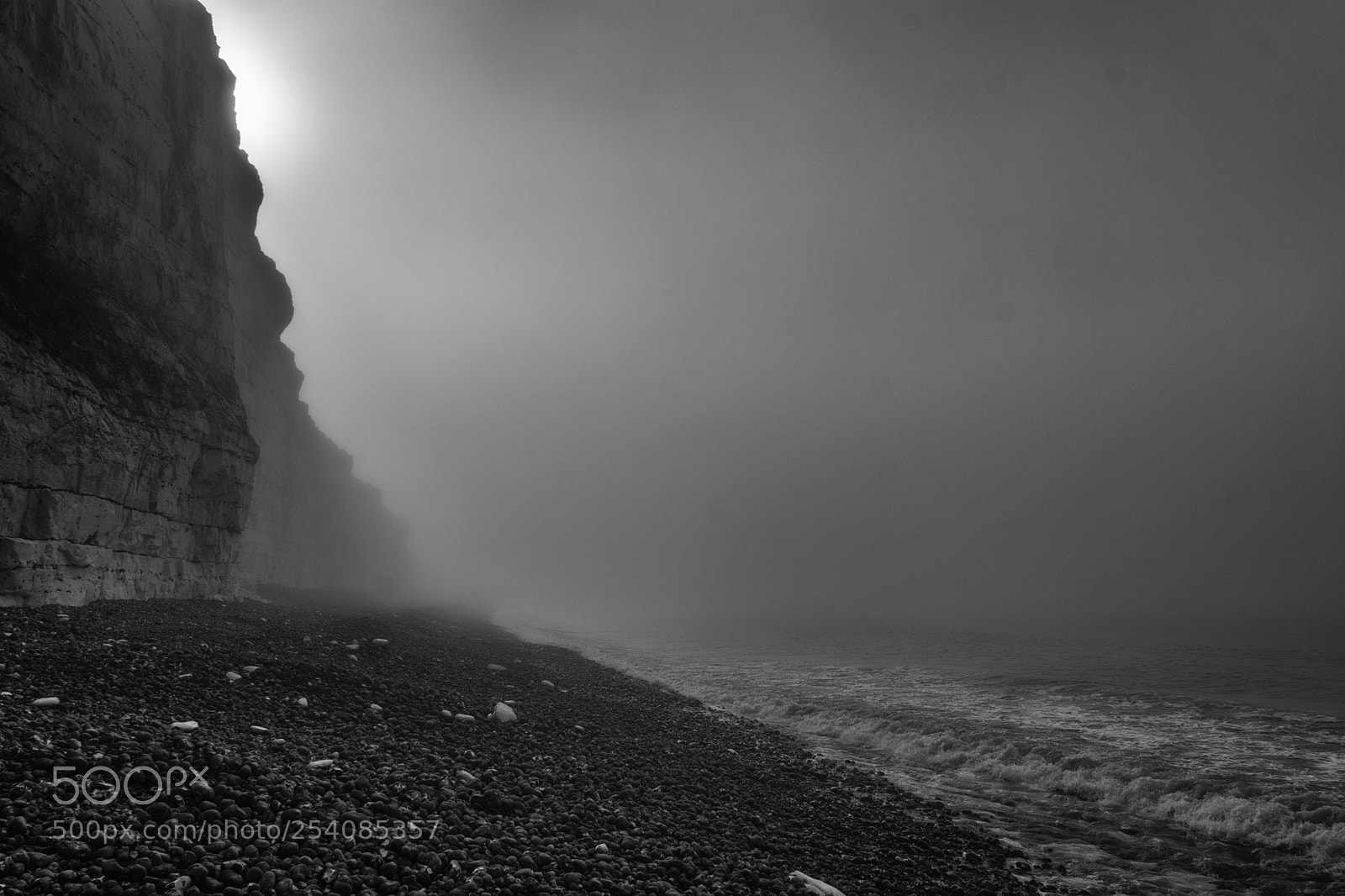 Nikon D5300 sample photo. Fog on the beach photography