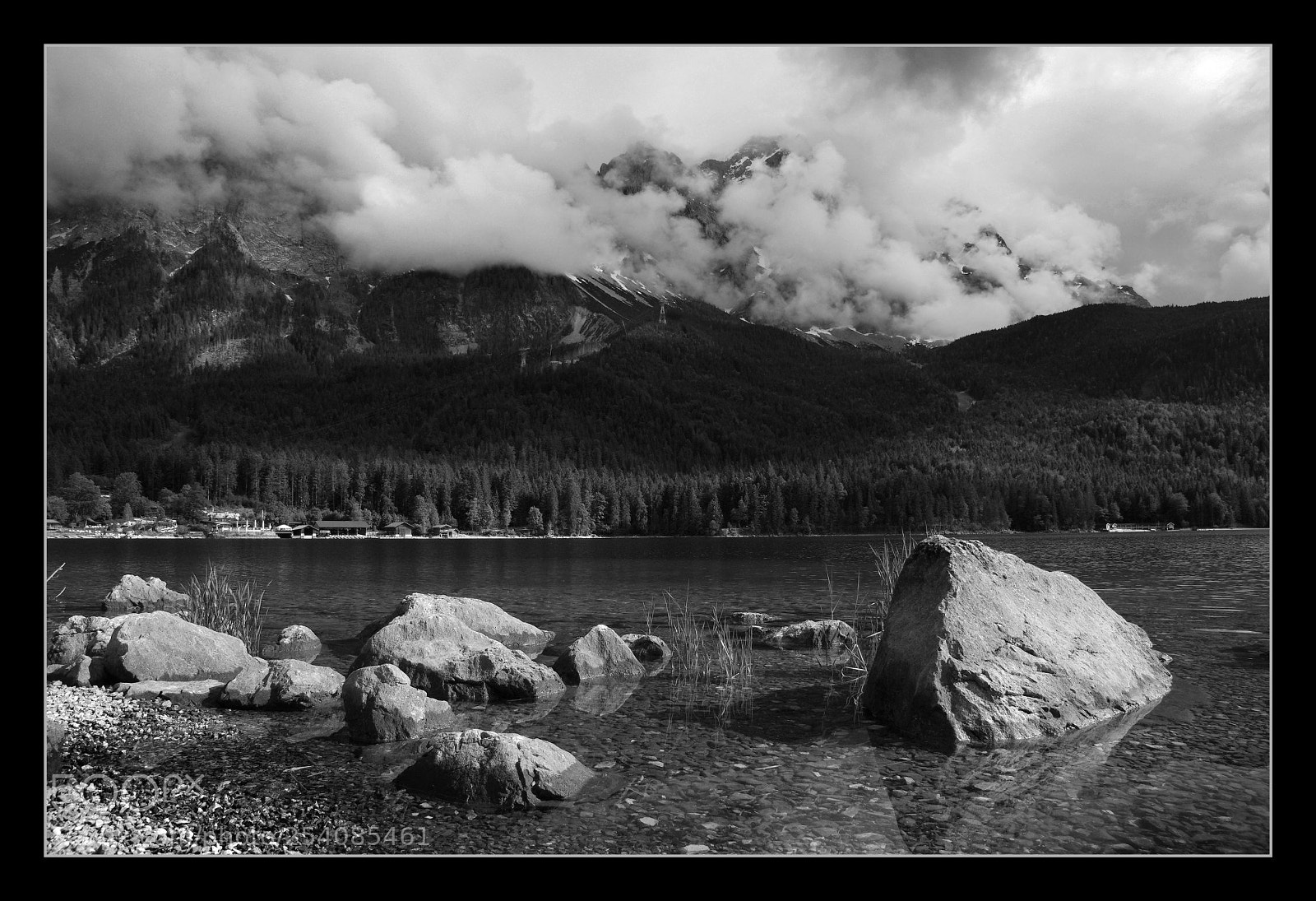 Pentax K-5 sample photo. Zugspitze in clouds photography
