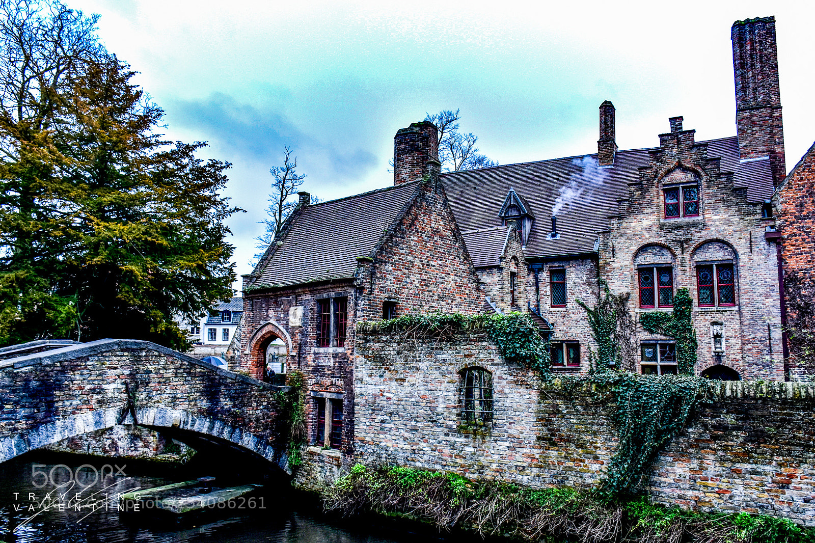 Nikon D5600 sample photo. Bruges bridge photography