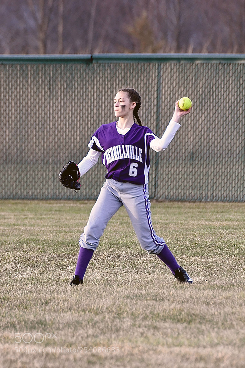 Nikon D500 sample photo. Softball photography