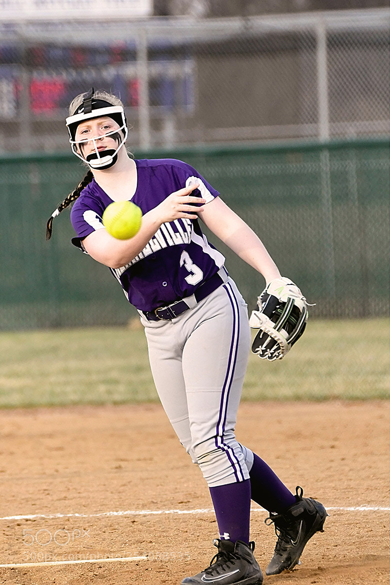 Nikon D500 sample photo. Softball photography