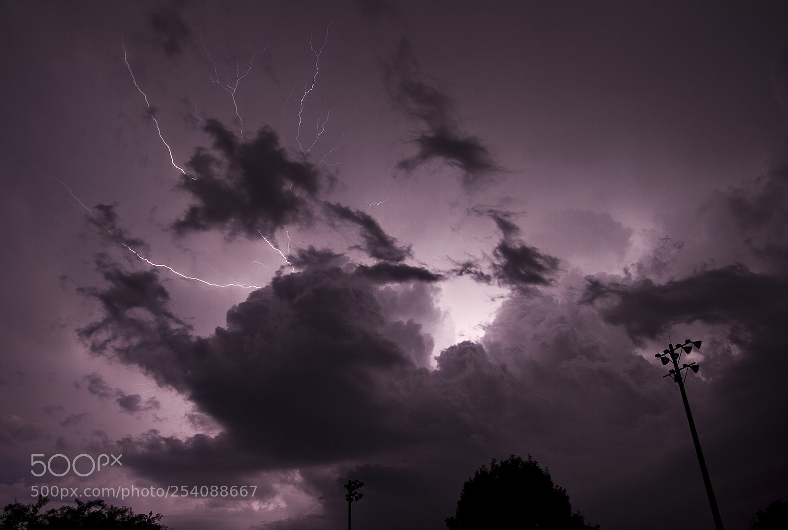 Canon EOS 7D sample photo. Lightning in starkville photography