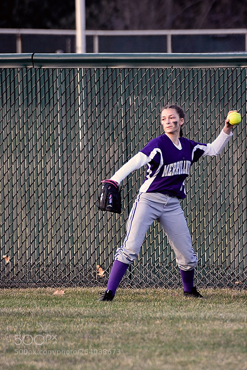 Nikon D500 sample photo. Softball photography