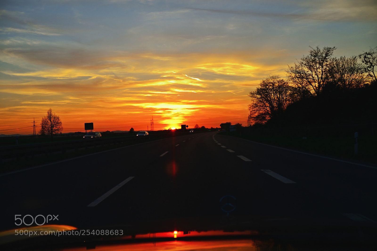Nikon D600 sample photo. Sunset drive photography