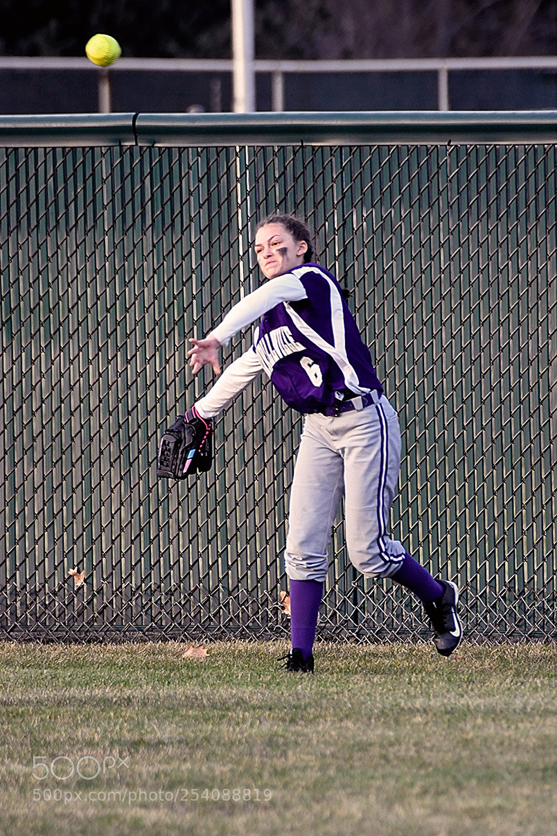 Nikon D500 sample photo. Softball photography