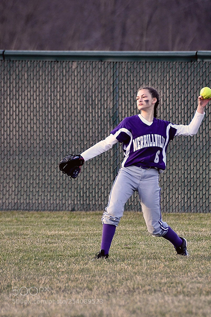 Nikon D500 sample photo. Softball photography