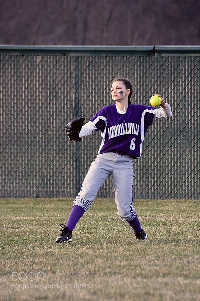Nikon D500 sample photo. Softball photography
